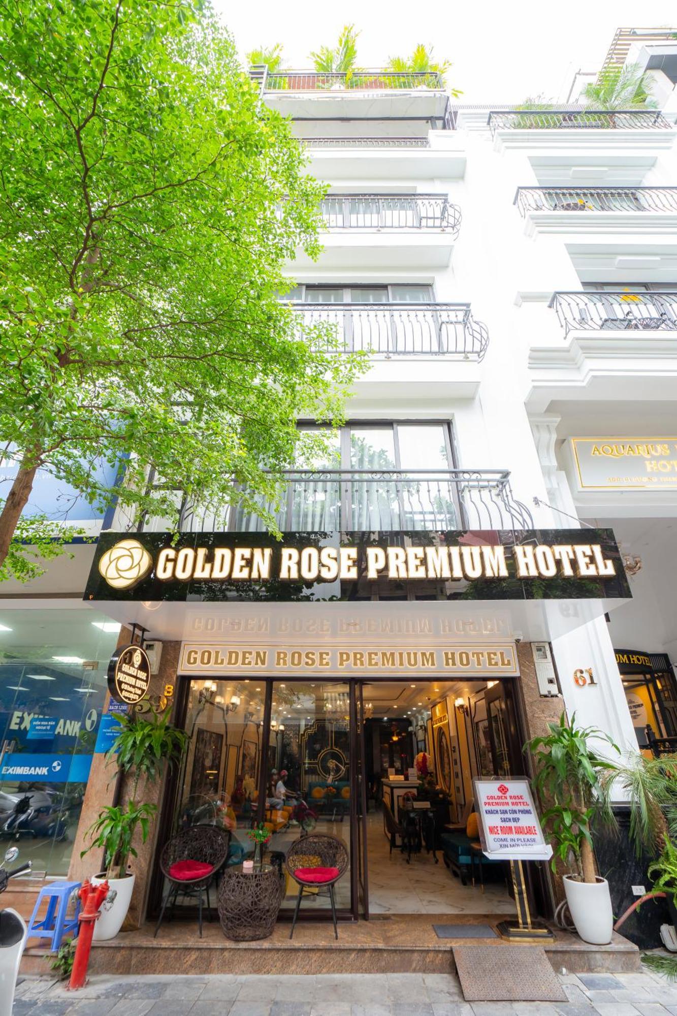 Golden Rose Premium Hotel Hanoi Exterior foto