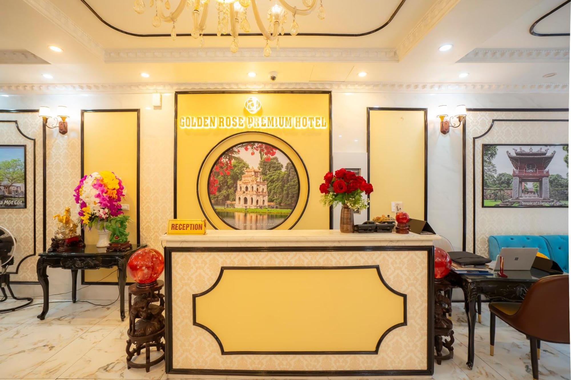 Golden Rose Premium Hotel Hanoi Exterior foto