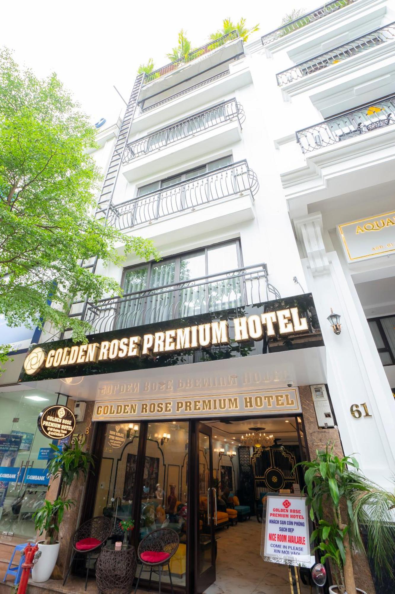 Golden Rose Premium Hotel Hanoi Exterior foto