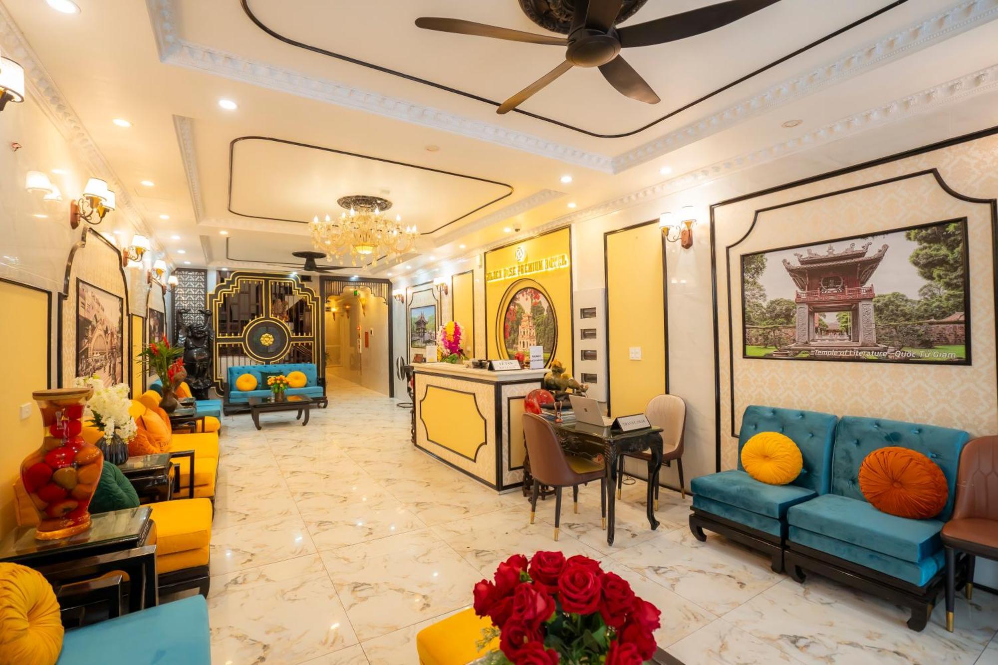 Golden Rose Premium Hotel Hanoi Exterior foto